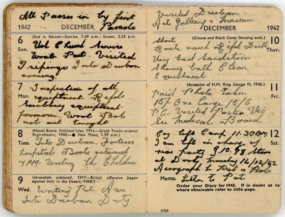 Arthur_Kinnaird_Diary_1942-12-06_001